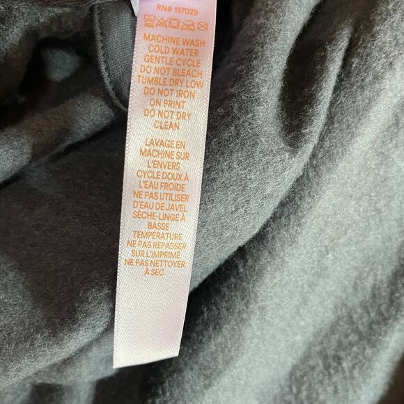 Savage Fenty Robe Womens Size 1X Blue Hooded Open Front Lounge - Picture 6 of 8